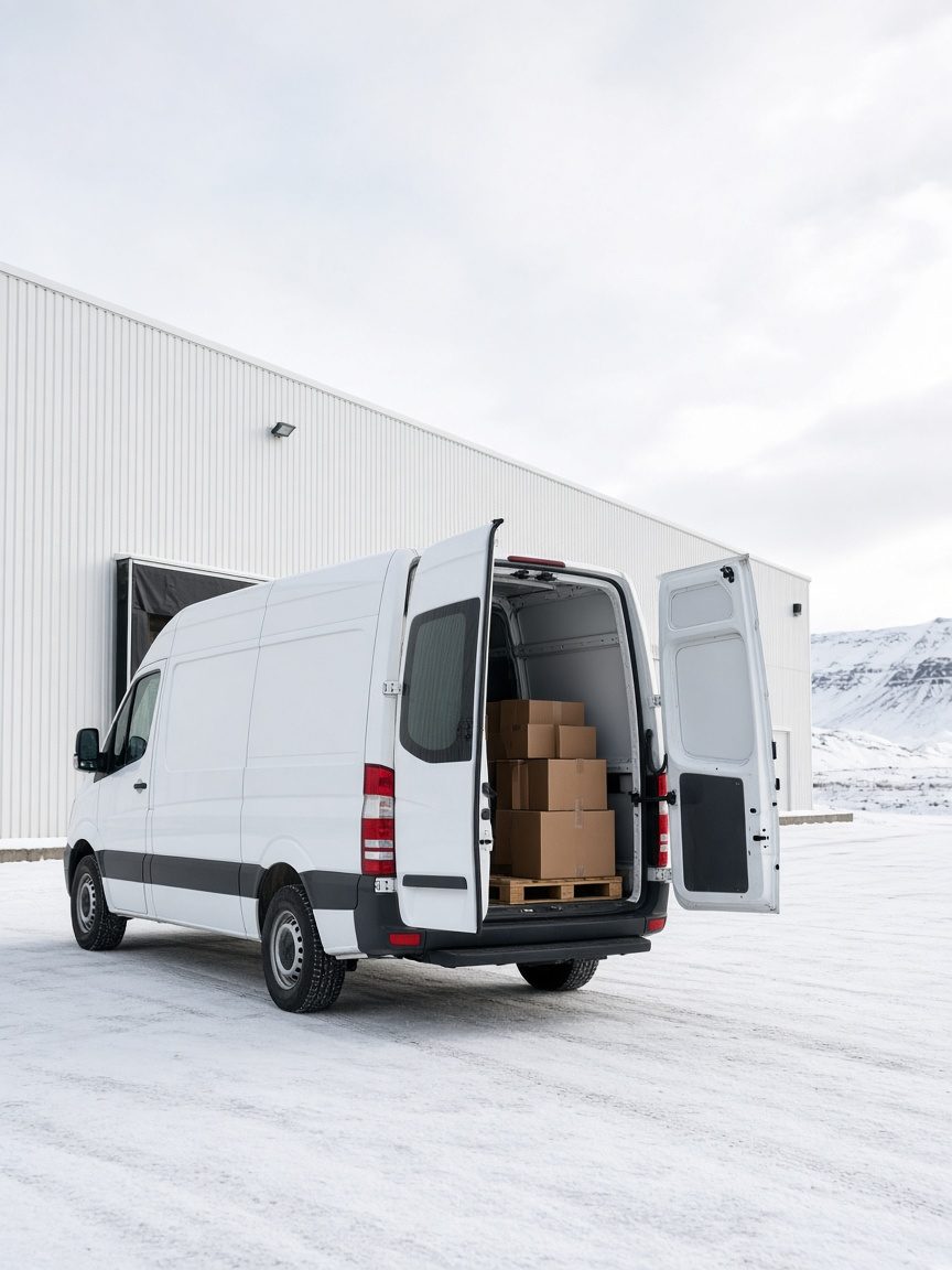 Nord Express Sprinter með opnar afturhurðir