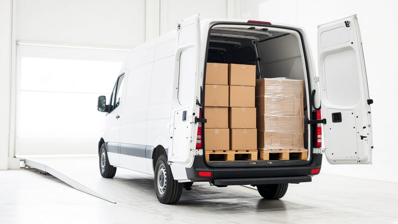 Pakkar og vörur í Mercedes-Benz Sprinter frá Nord Express