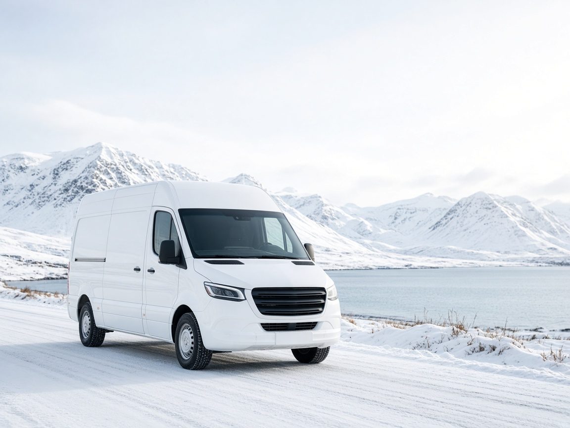 Nord Express Sprinter á leið milli Reykjavíkur og Akureyrar